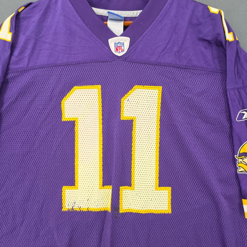 Reebok NFL Minnesota Vikings Daunte Culpepper 11 Jersey Purple Mens 2XL